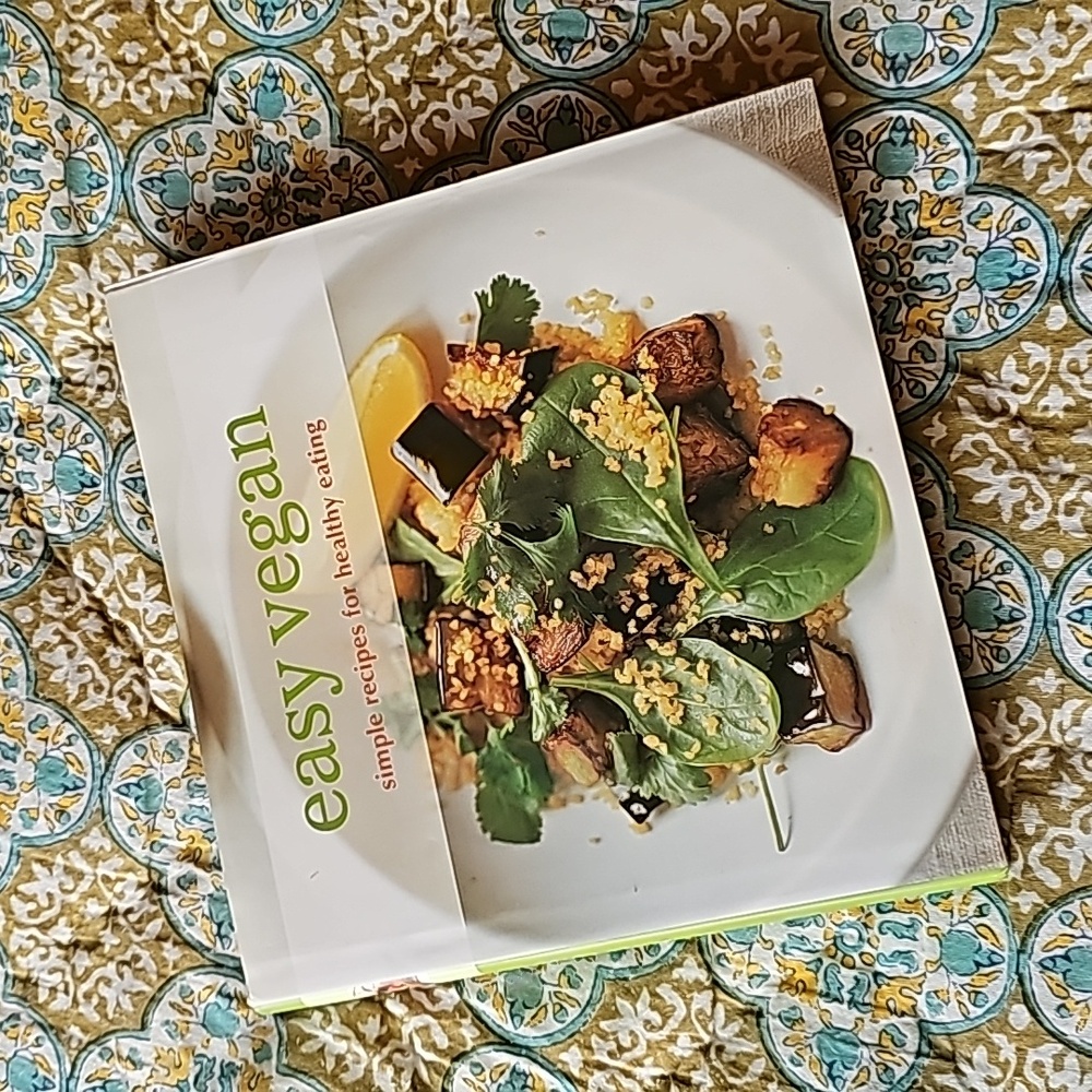 NWT Easy Vegan Cookbook Simple Recipes Healthy Eating HC